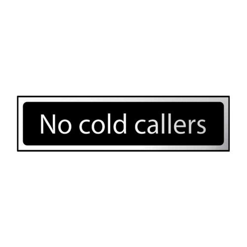 'No Cold Callers' Sign,