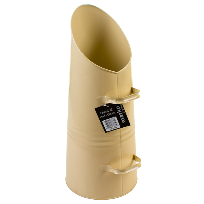 Calve Coal Hod Scuttle - Cream