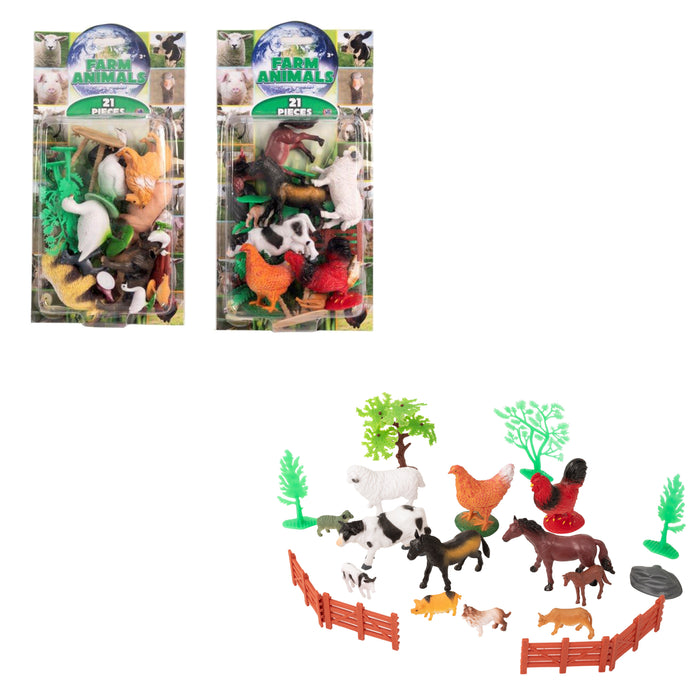 Farm Animal 21 Piece Set