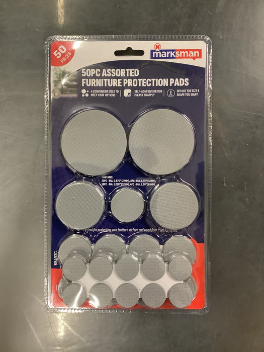 50pc assorted furniture pads