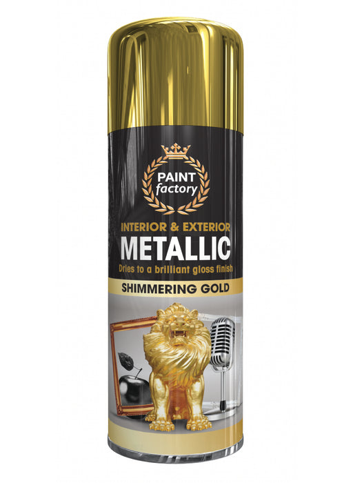 Spray Paint Metallic Gold 400ml