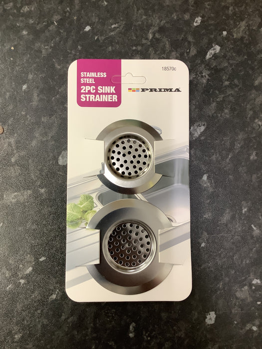 2pc sink strainer set