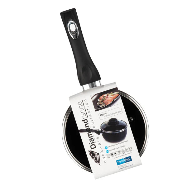 Sauce Pan & Glass Lid 16cm