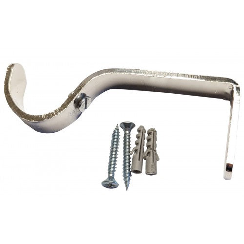 Curtain Rail Bracket Nickel to 28mm