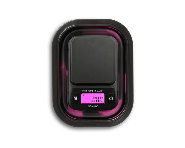 On Balance The Original Silicone Bowl Scale 100g X 0.01g Pink and Black