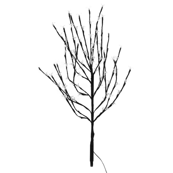 Solar Powered Cherry Flower Stake Tree Lights 120cm
