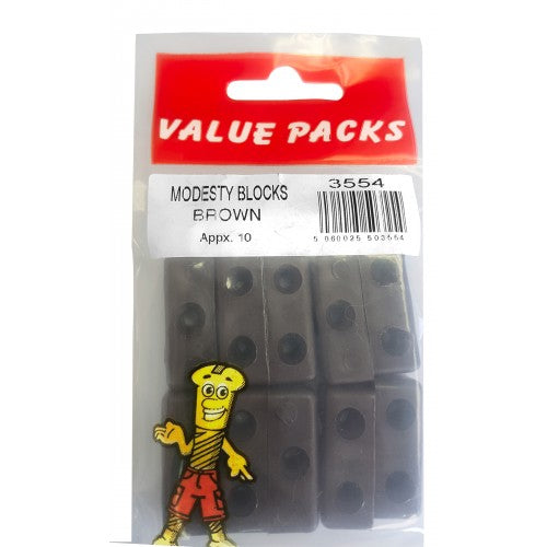 Modesty Blocks Brown
