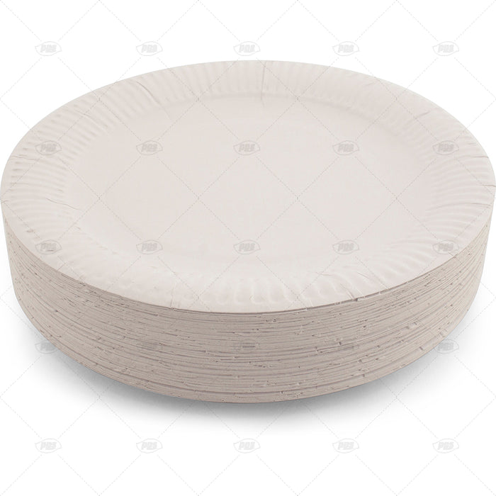 Paper Plate White 9" 100pc