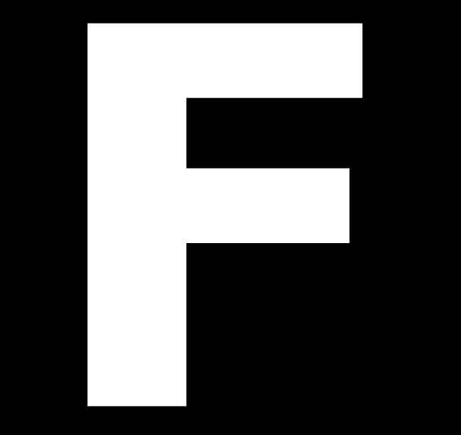 F White