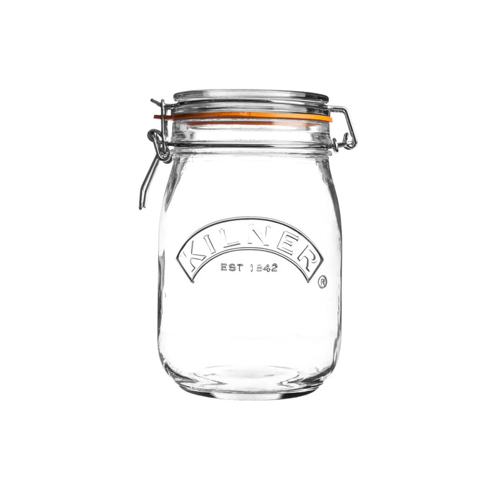 Kilner Clip Top Round Jar 1L