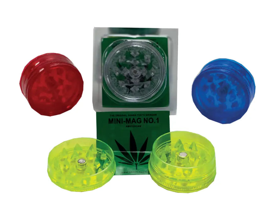 Mini Pocket Plastic Grinder Magnetic