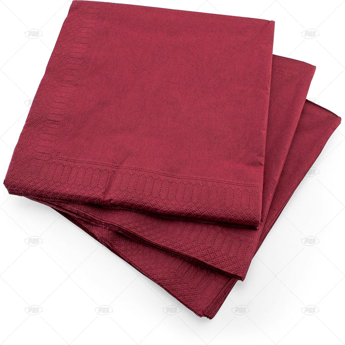 Burgundy Napkin 40cm 20pc