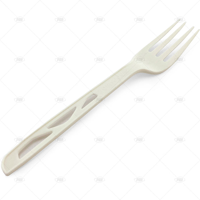 Forks Plastic White Bio Degradable 50pc
