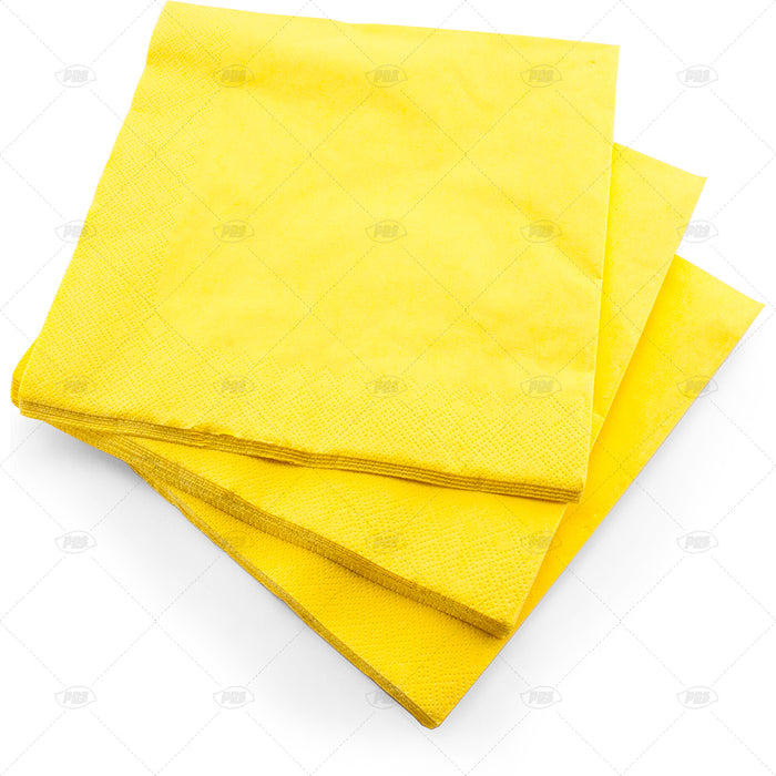 Light Yellow Napkins 40cm 20pc