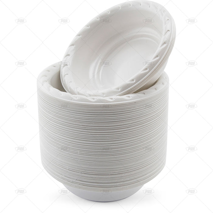 Plates Plastic Bowl White 5oz 100pc