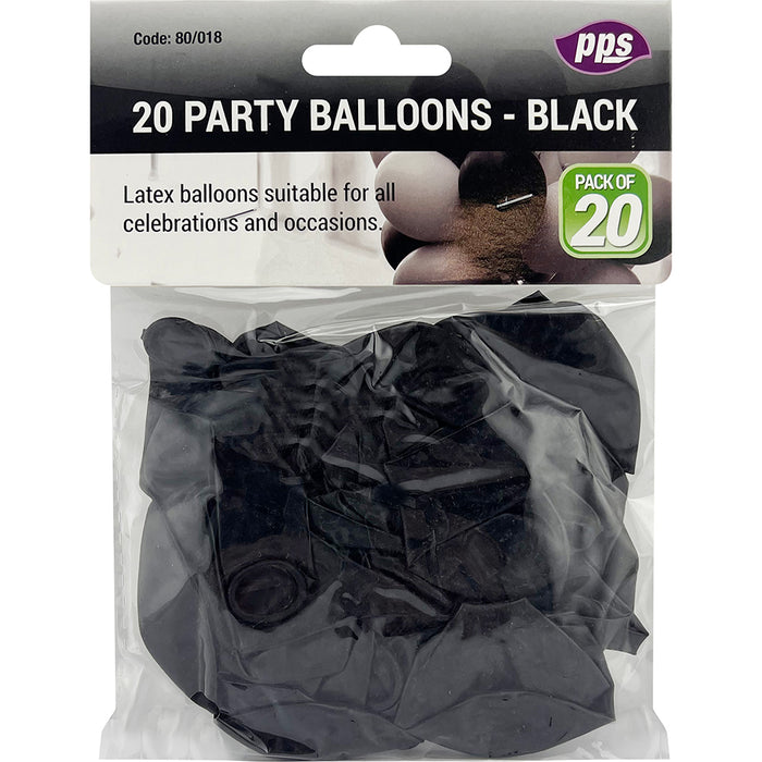 Black Latex Balloon