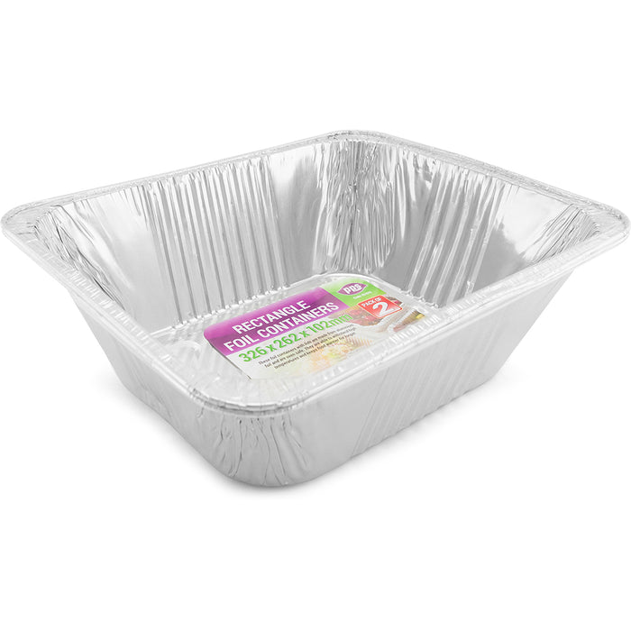 Extra Deep Foil Dish 2pc