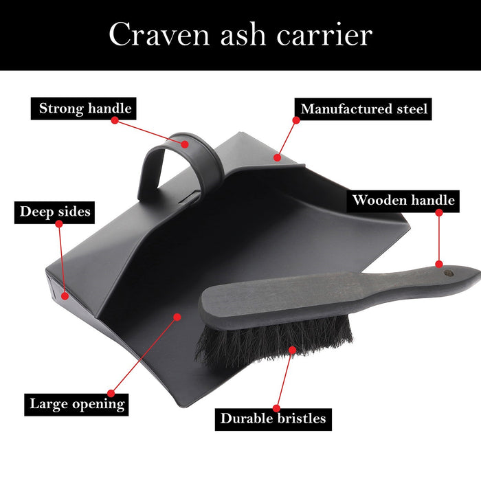 Metal Dustpan and Brush