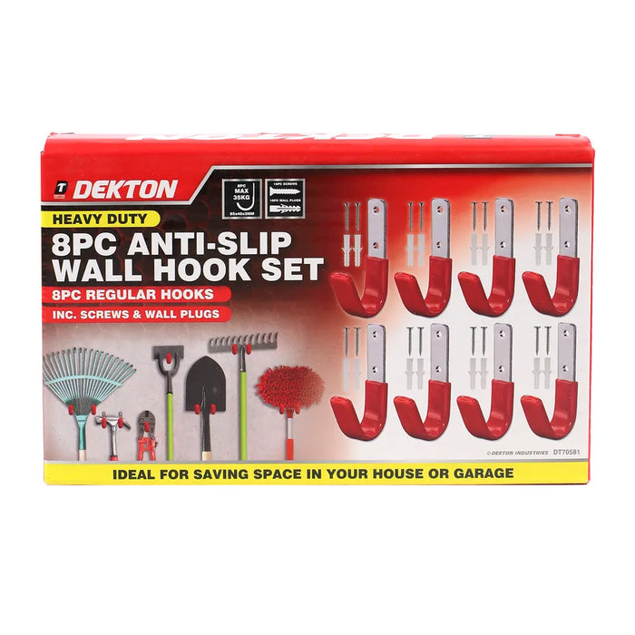 Wall Hooks 8pc