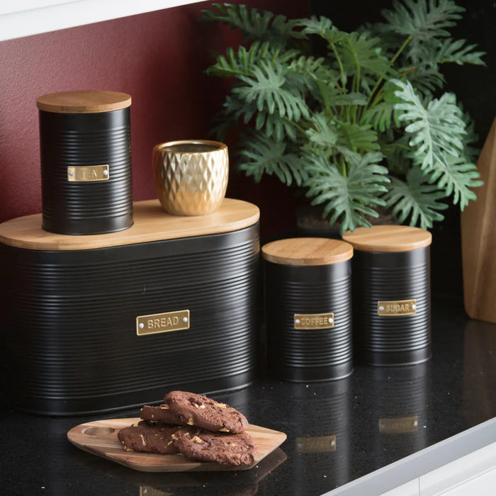 Otto Black Bread Bin