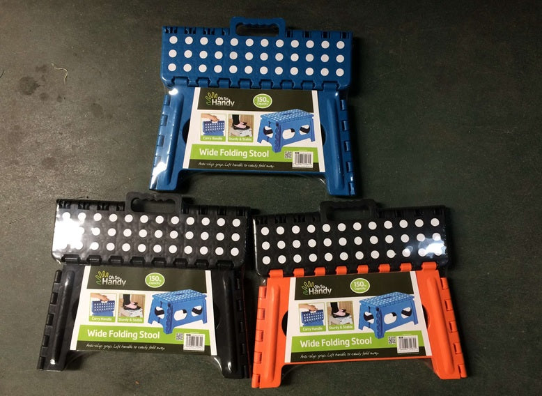 Wide Folding Stool Small