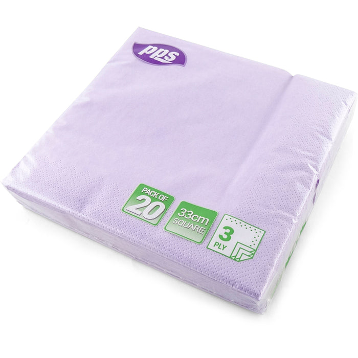 Lilac Napkin 33cm 20pc