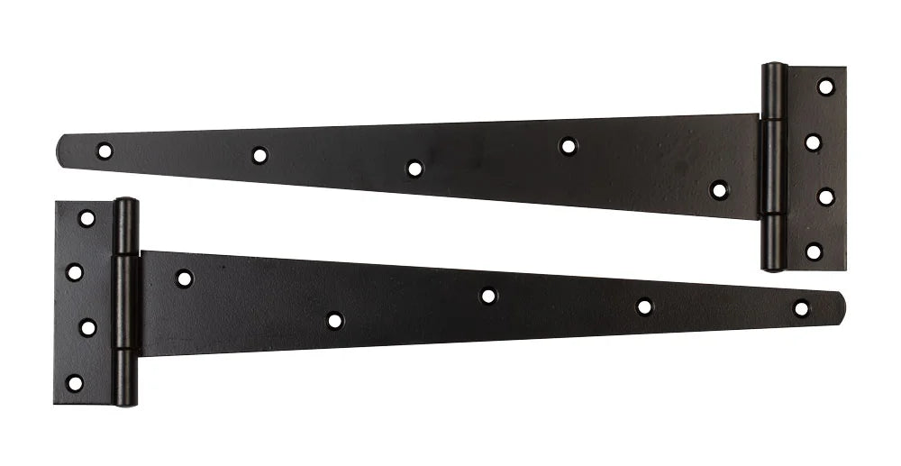 Tee Hinges Black 14"