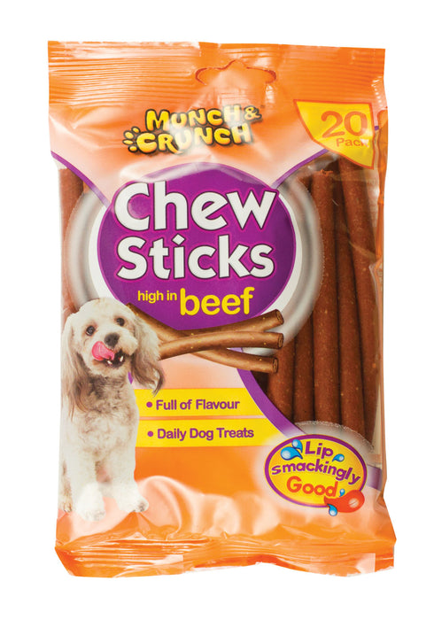 Chew Sticks High In Beef 20pc