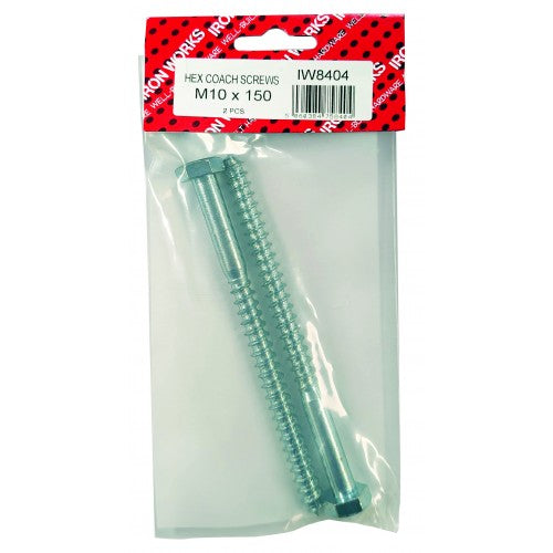 Coach Screws M10 X 150