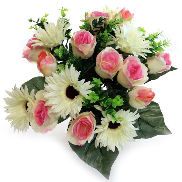 Gerbera Rose Bush Eucalyptus Mix Bush