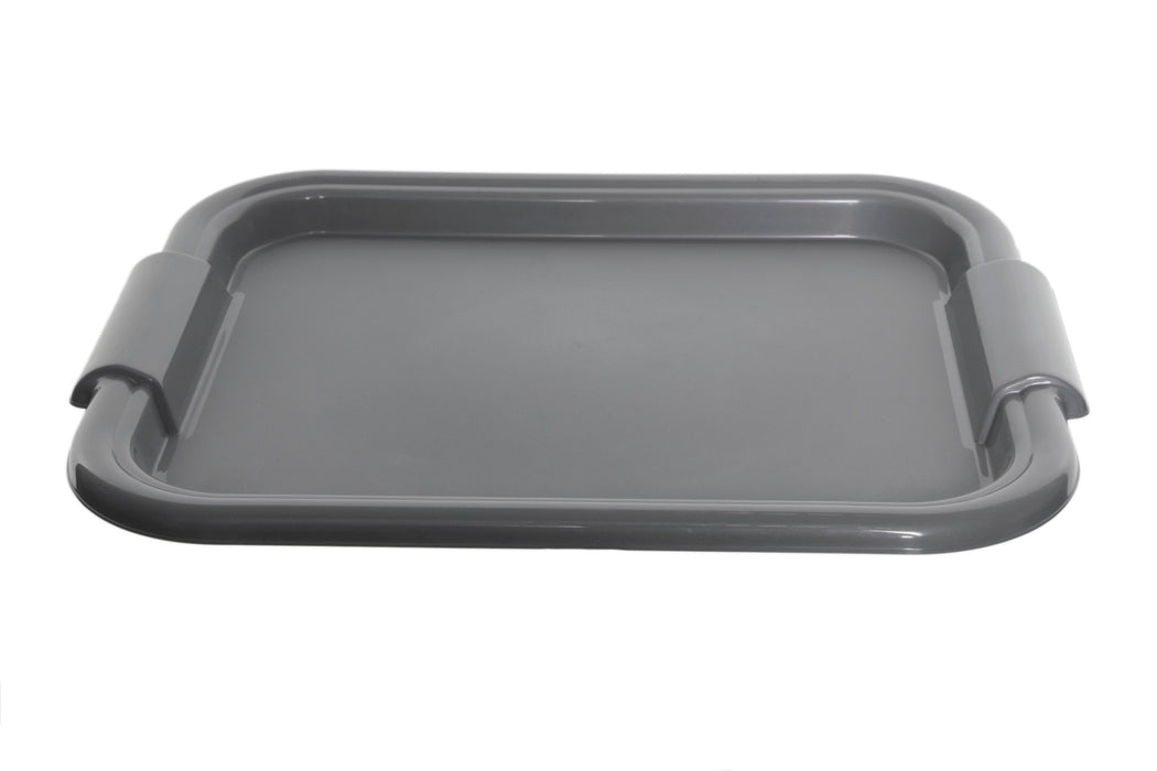 Serving Tray Rectangle 49cm Silver
