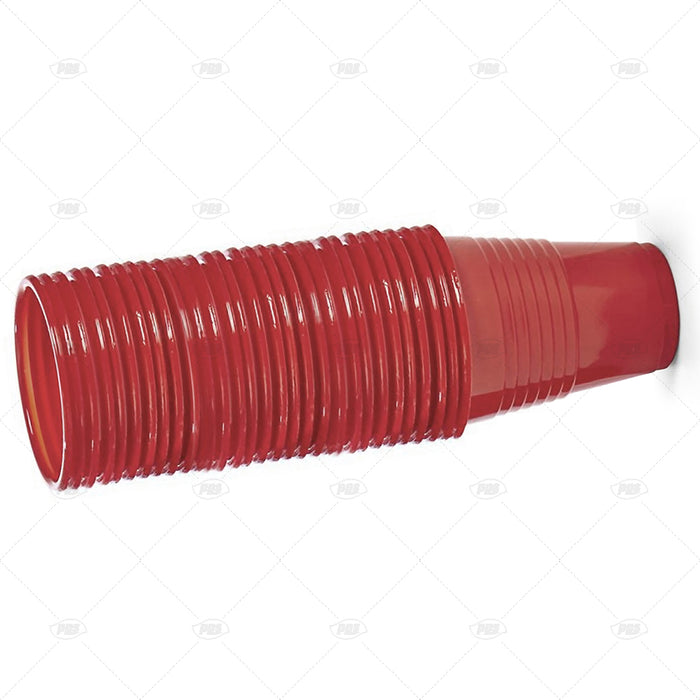 Red Plastic Cup 200ml 50pc