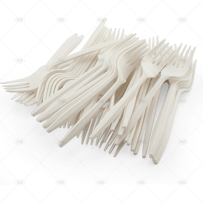 Reusable Plastic Fork 100pc