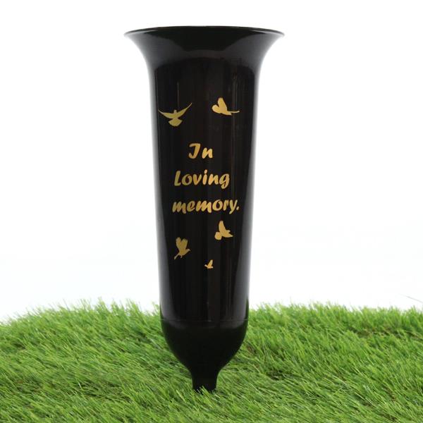 Black Grave Vase