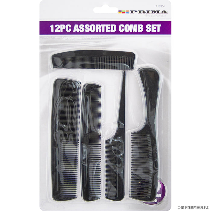 Assorted Comb Set 12pc