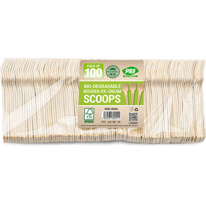 Wooden Ice Cream Scoop 3"