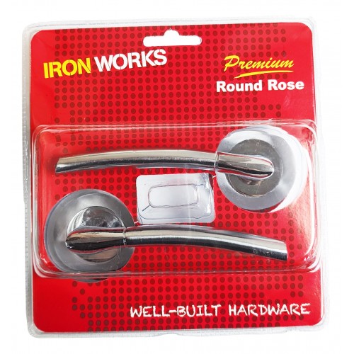 Door Handle Colorado Round Rose