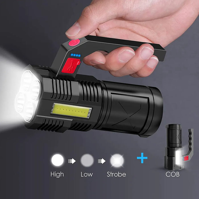 Rechargeable Multifunction Spot Light 4 Beam