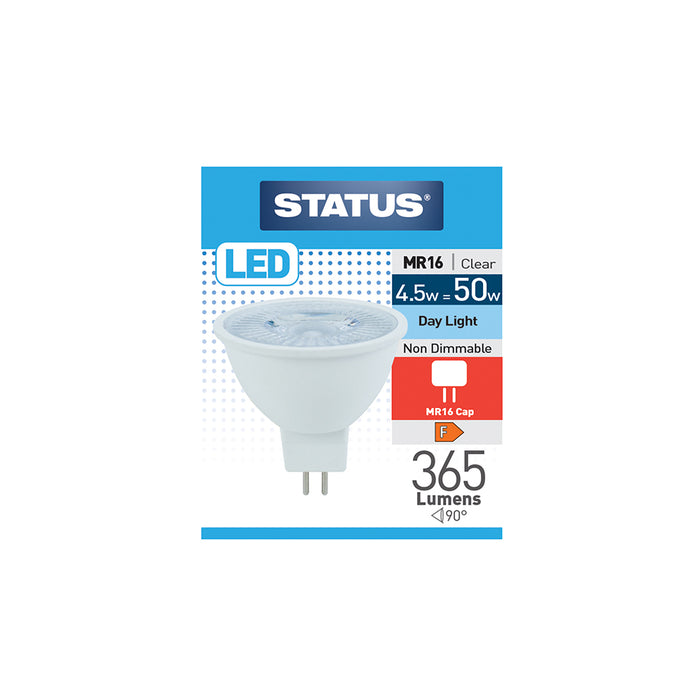 LED MR16 4.5w = 35w