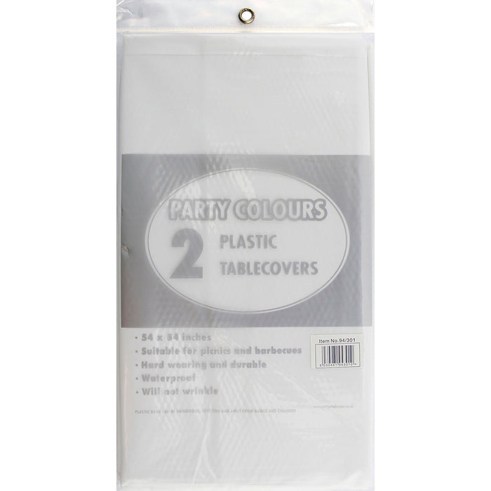 Table Covers White 54" X 54" 2pc
