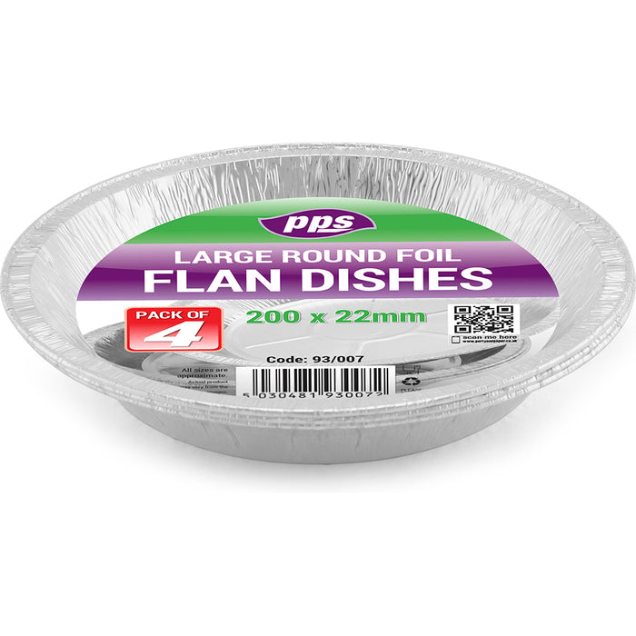 Foil Flan 4pc