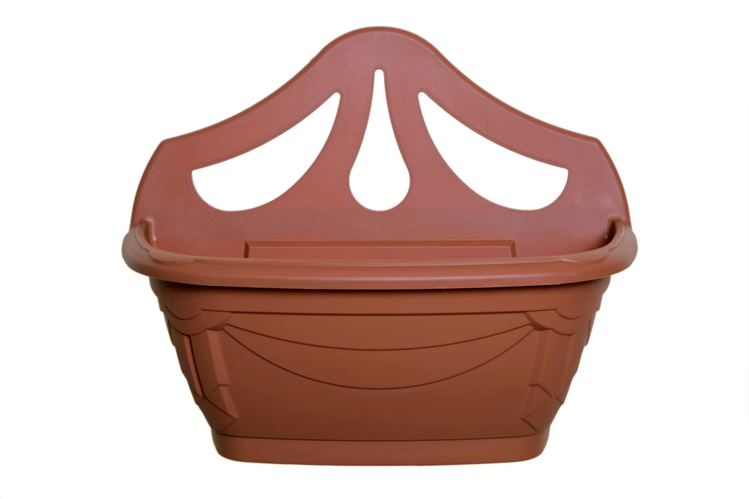Venetian Wall Planter 42cm Terrcotta
