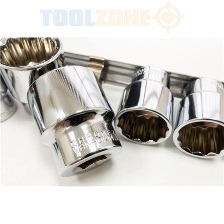 1/2" Shallow Crv Sockets 17pc