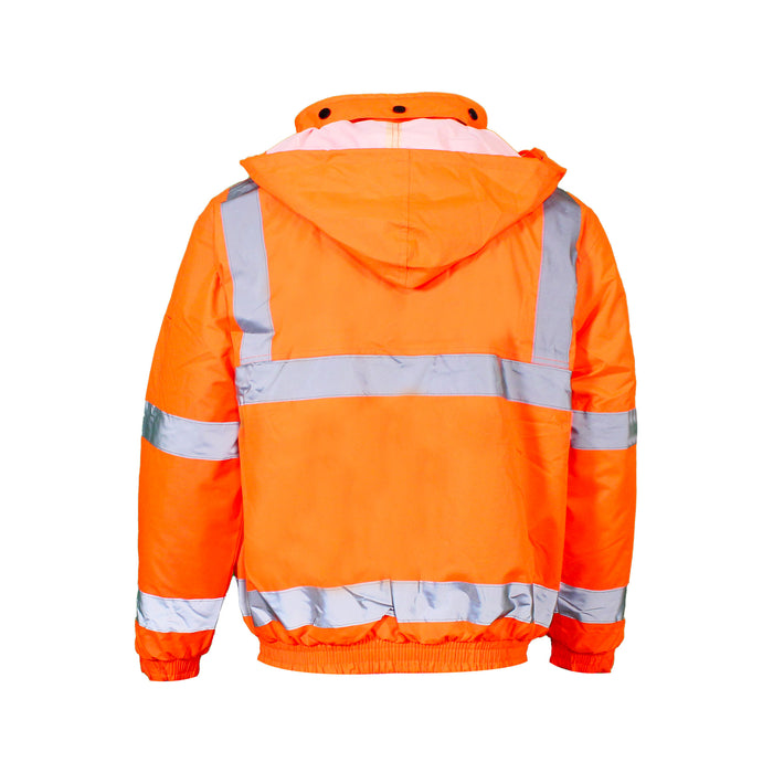 Hi Vis Bomber Fleece Lined S