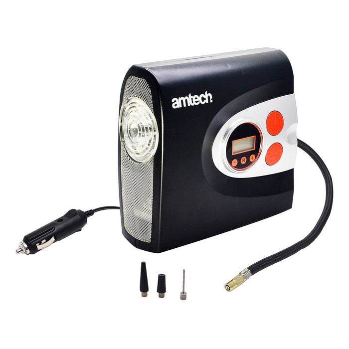 Air Compressor Tyre Pump with LED Light 12V