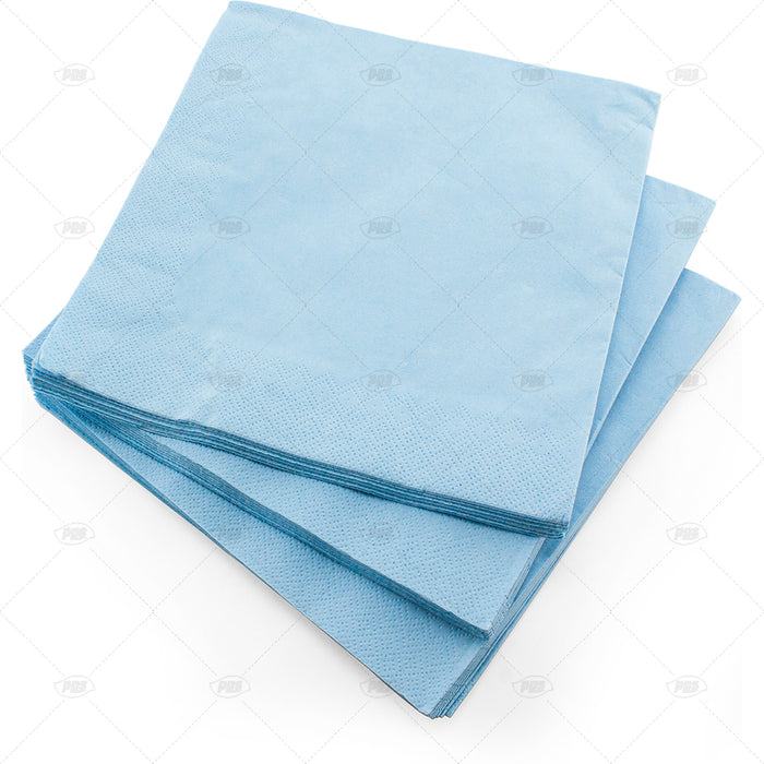 Light Blue Napkins 40cm 20pcs