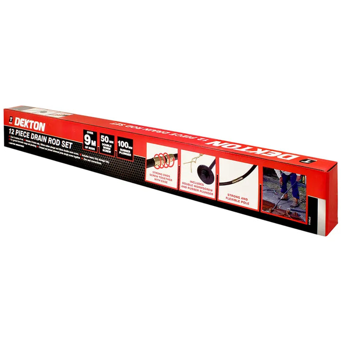 Drain Rod Set 12pc