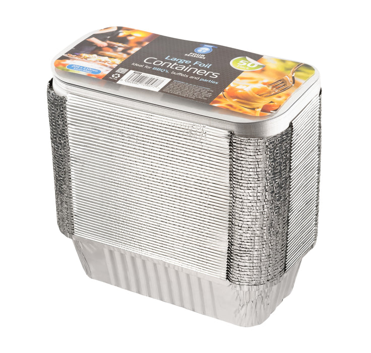 Foil Containers Large 1200ml 50pc
