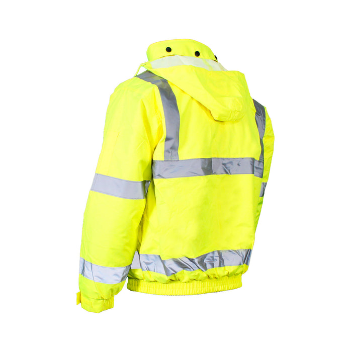 Hi Vis Bomber Fleece Lined 2XL