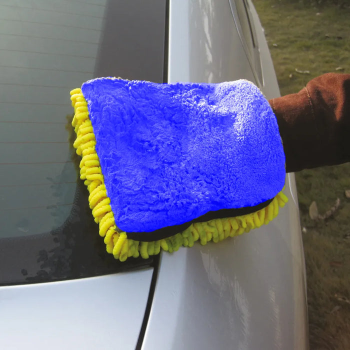 2-in-1 Microfibre Noodle Wash Mitt